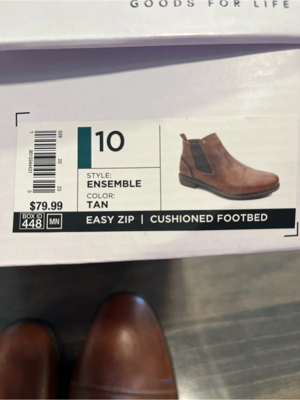 Sonoma Ankle Dress Boots  Size: 10 Color: Tan